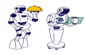 Pourquoi utiliser des chatbots pour restaurant ? deux chatbots d'un restaurant